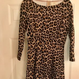 Kate Spade leopard dress— super cute on!!